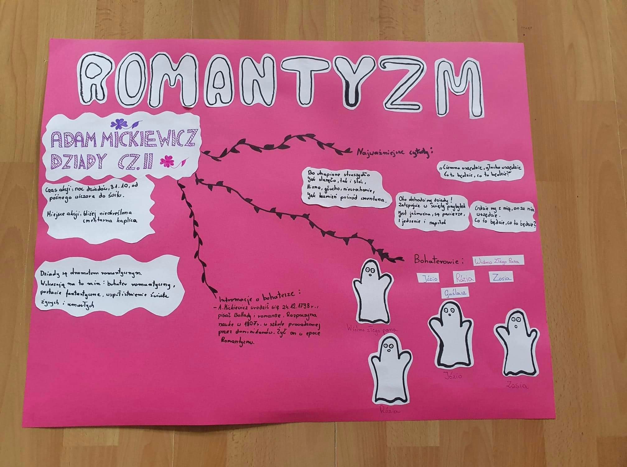 Plakat z okazji roku romantyzmu polskiego Plakat z okazji roku romantyzmu polskiego