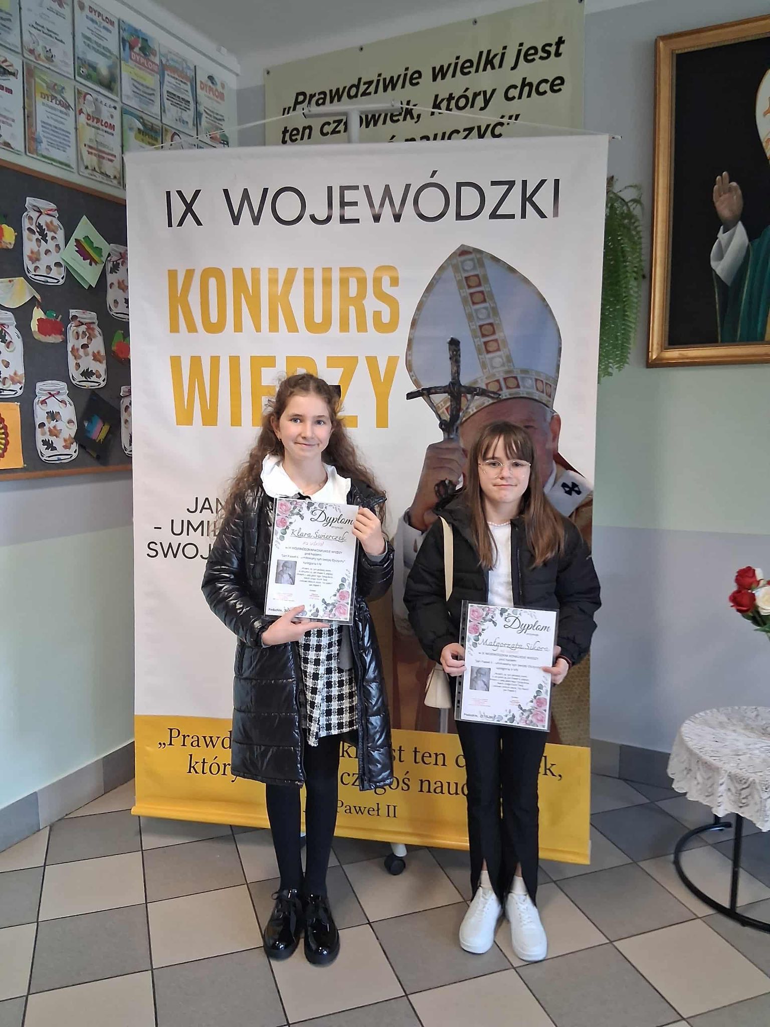 IX wojewódzki konkurs wiedzy pod hasłem Jan Paweł II umiłowany syn swojej ojczyzny 2025